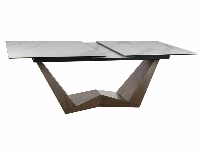 Mesa de comedor Bonucci Statuario Venato de cerámica