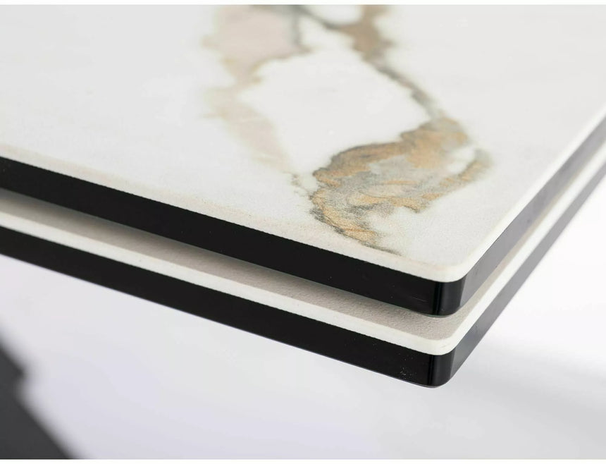 Columbus Kerámia Amber Bianco étkezőasztal