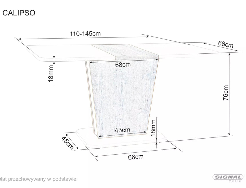 Mesa de comedor Calipso IN