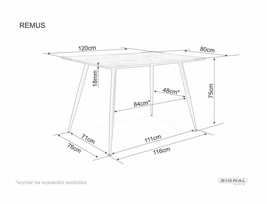 Mesa de comedor Remus II