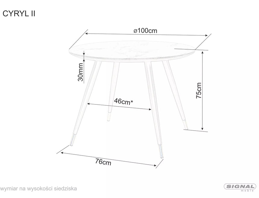 Mesa de comedor Cyryl II