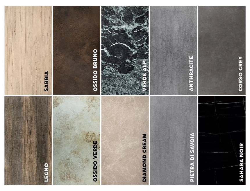 Salvadore Kerámia Verde Alpi étkezőasztal