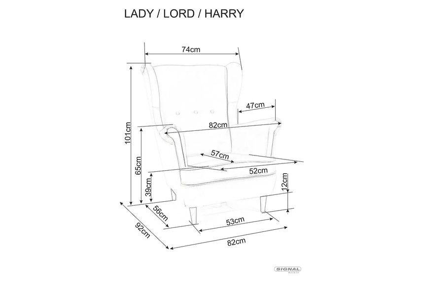 Sillón Lady Velvet III.