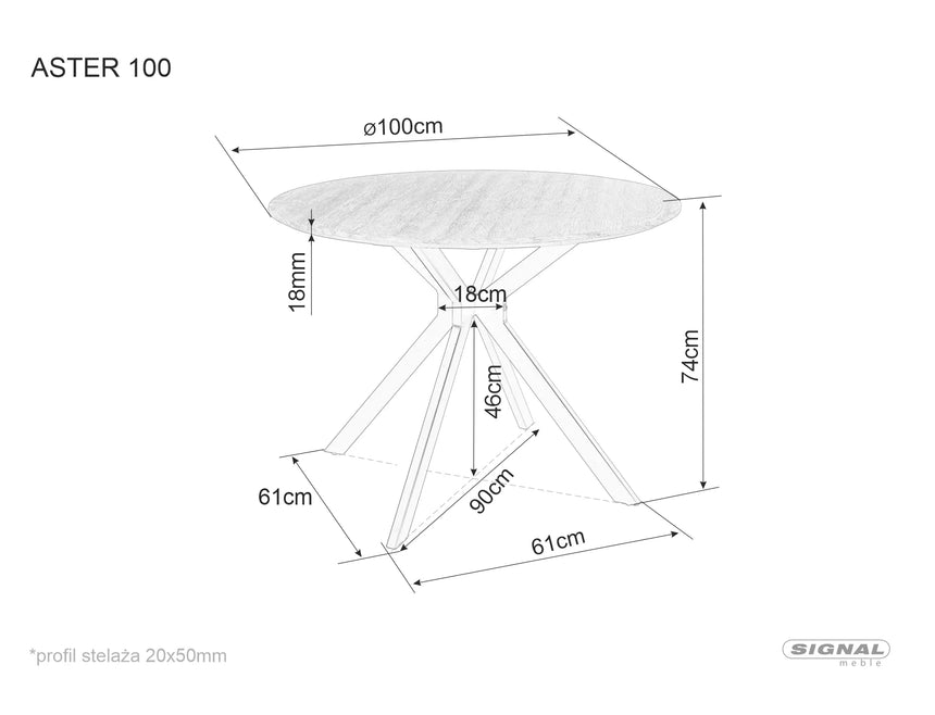 Mesa de comedor Aster II