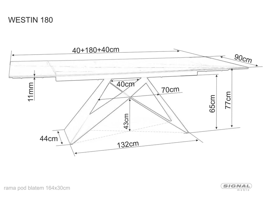 Mesa de comedor Westin III Statuario Venato II