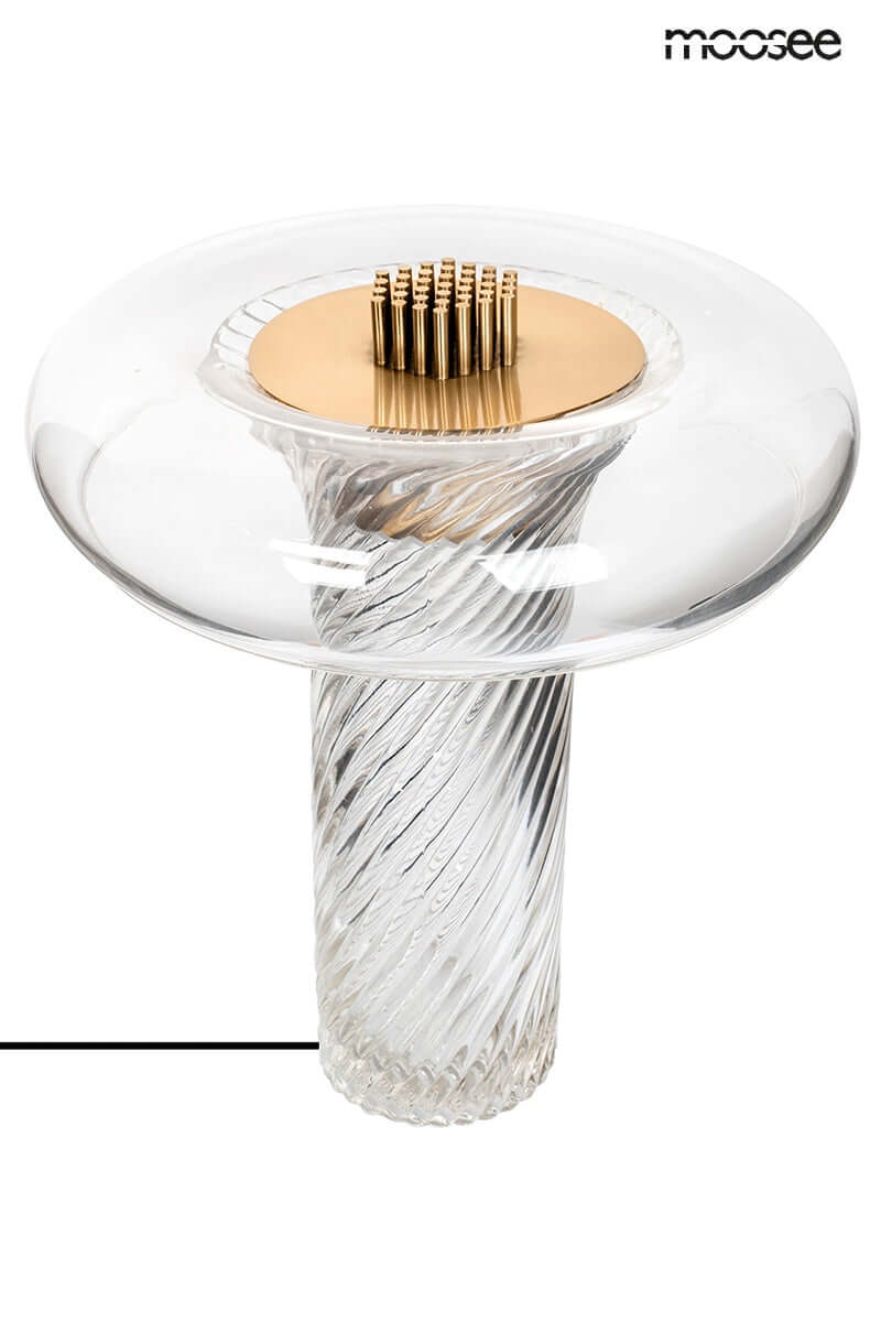 Lámpara de mesa Icar dorada