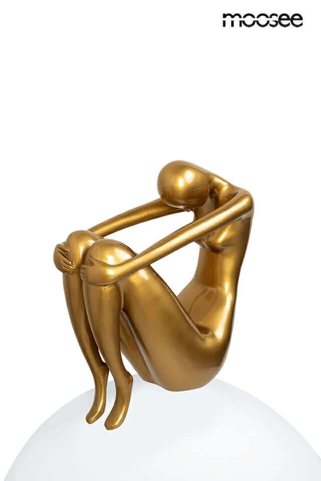 Lámpara de mesa Uomo 35 dorada