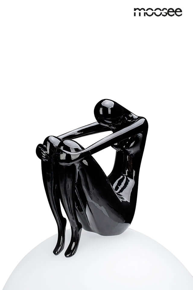 Lámpara de mesa Uomo 35 negra