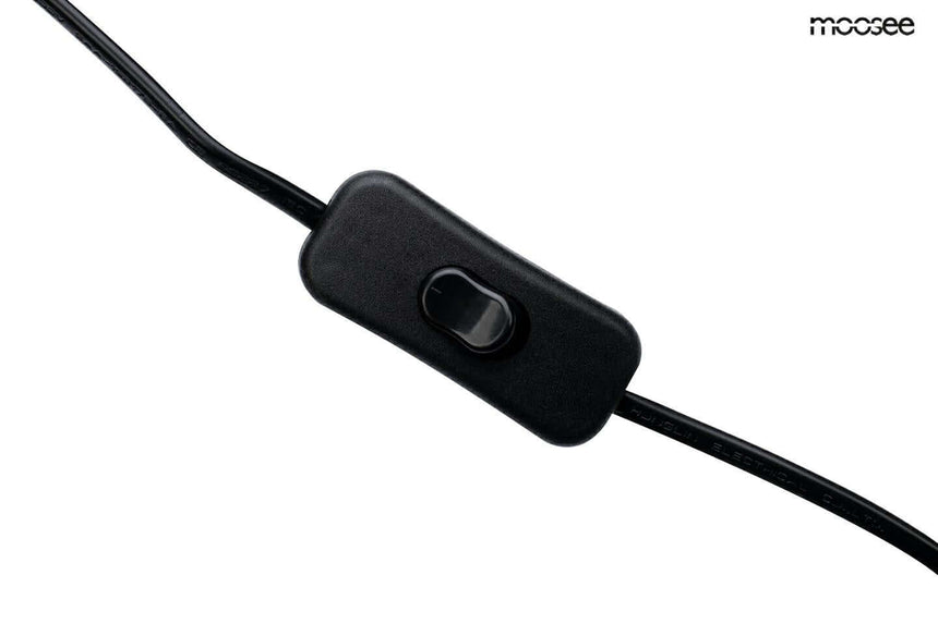 Lámpara de mesa Uomo 35 negra