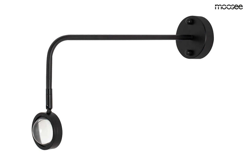 Lámpara de pared Axel negra