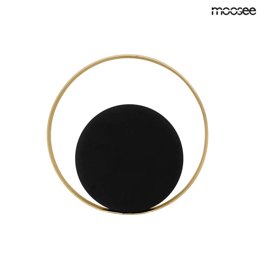 Lámpara de pared Band dorada/negra