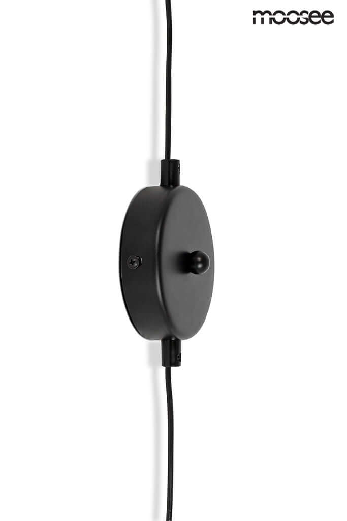 30. Lámpara de pared Bowl Duo negra