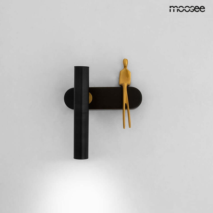 Boy Tube L fali lámpa fekete