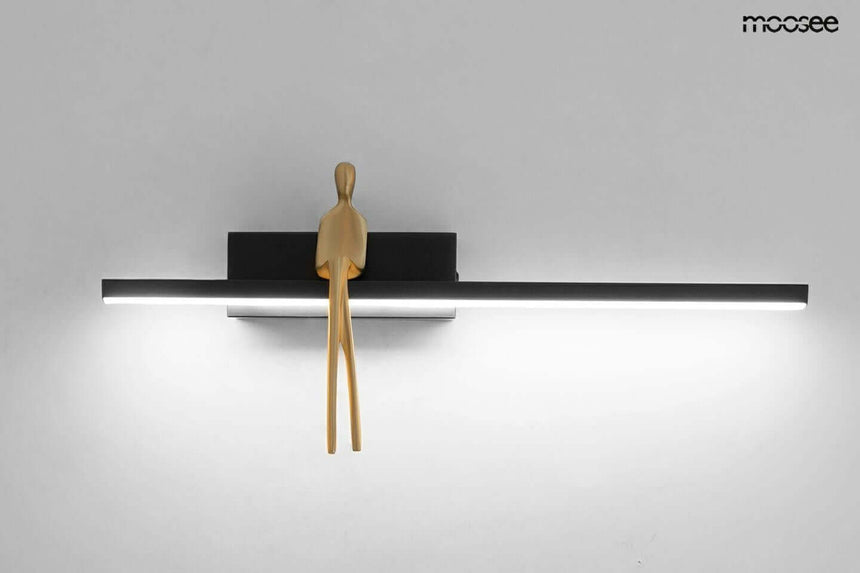 Lámpara de pared para niño negra