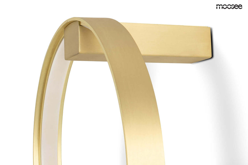 31. Circle Wall fali lámpa arany