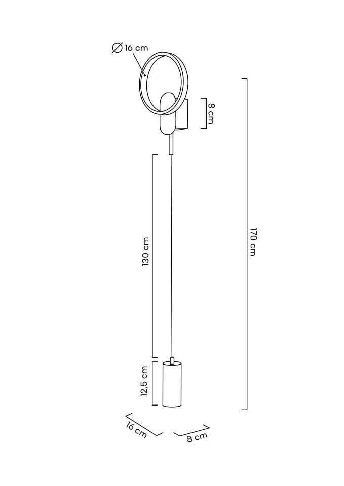 Como fali lámpa arany