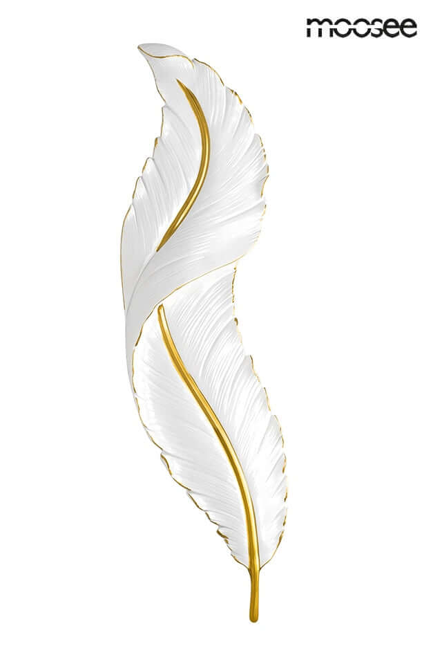 Ikar 80 fali lámpa fehér / arany