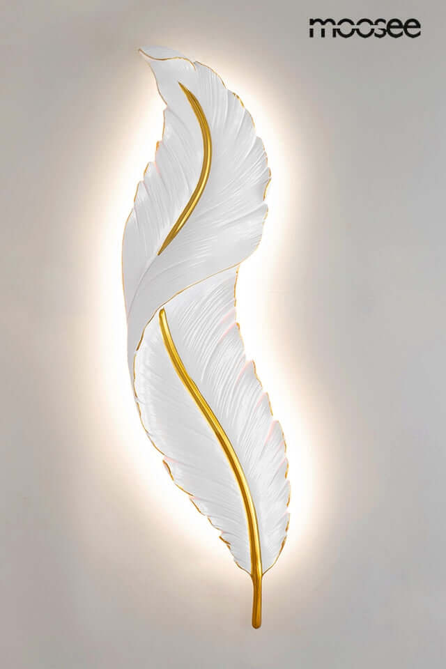 Ikar 80 fali lámpa fehér / arany