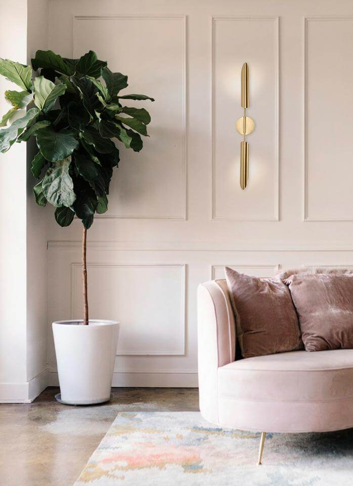 39. Locca fali lámpa arany