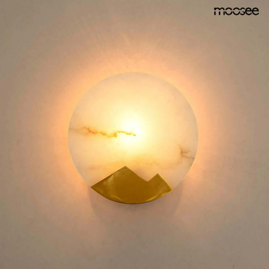 Lámpara de pared Luxio dorada