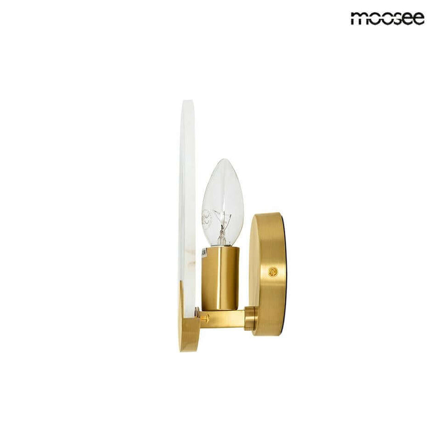 Lámpara de pared Luxio dorada