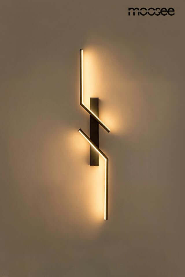 Maison 60 fali lámpa fekete