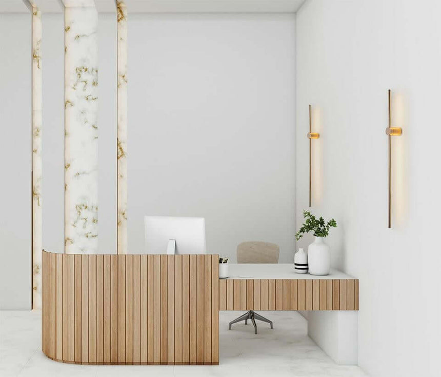 Ombre 100 fali lámpa arany