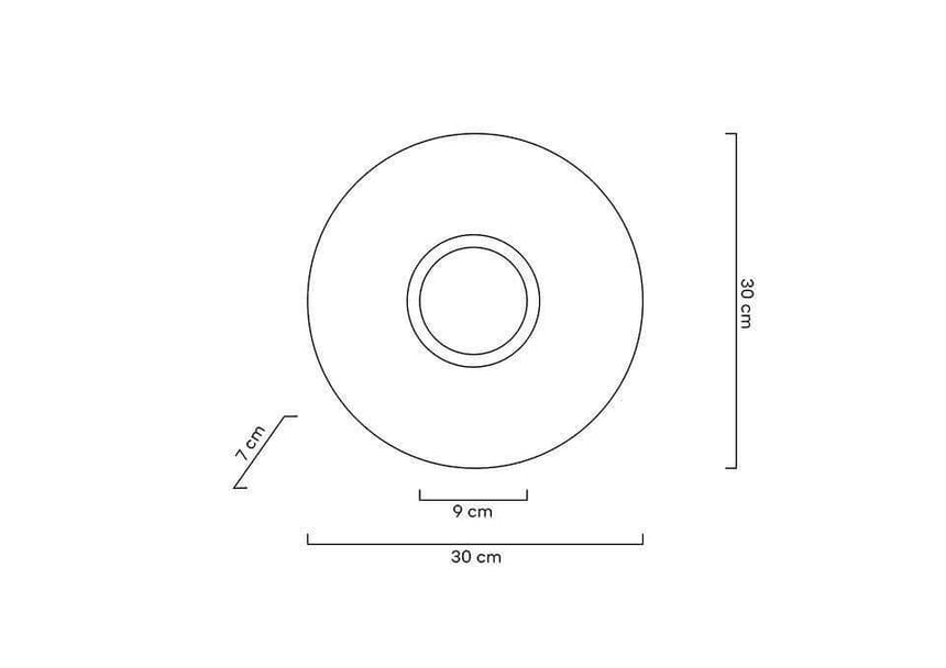 Onda fali lámpa arany