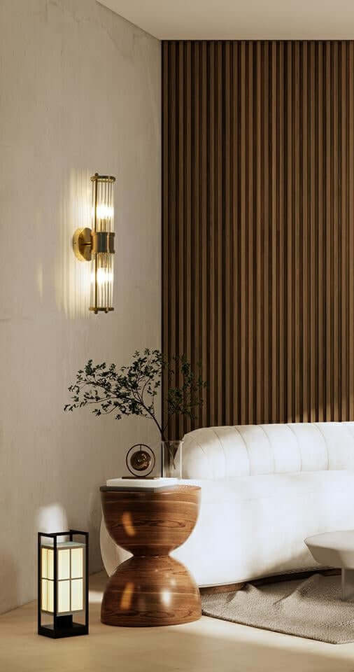 1. Pilar Twin fali lámpa arany