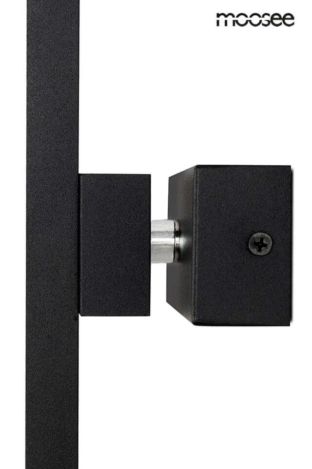 Lámpara de pared Rem negra