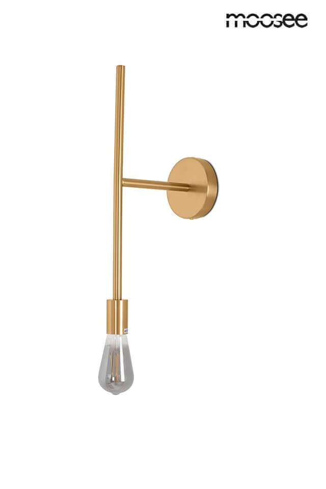 Lámpara de pared Riva dorada