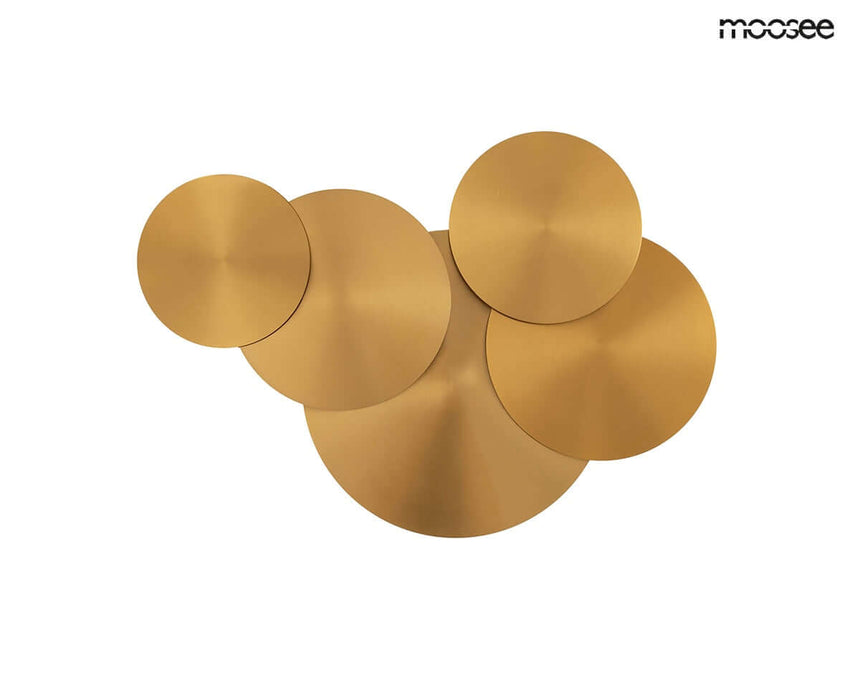 Scudo fali lámpa arany