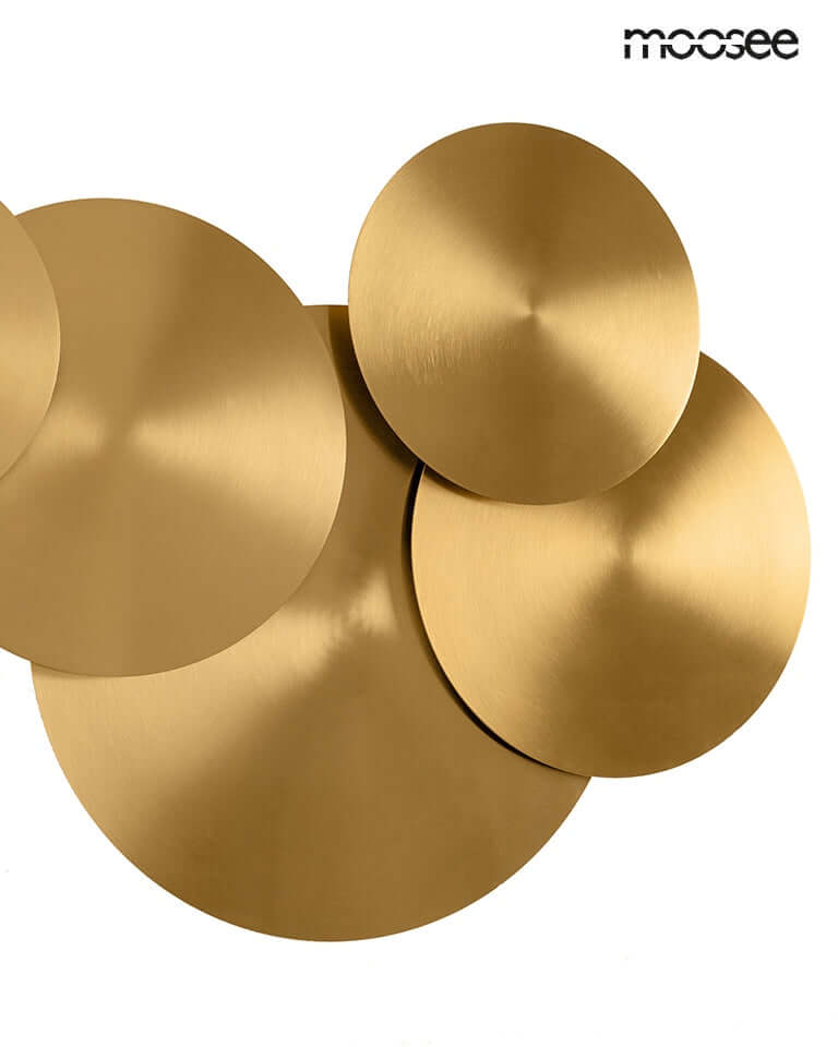 Scudo fali lámpa arany