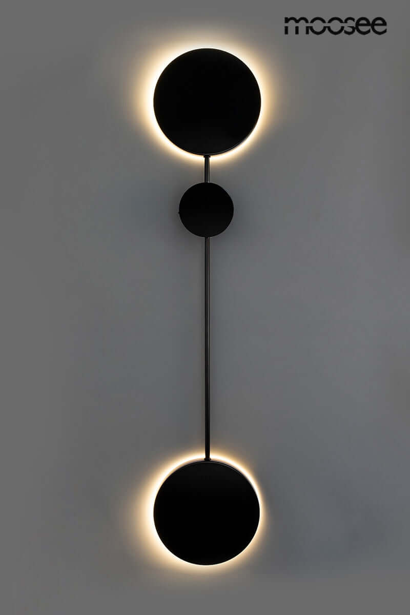 Lámpara de pared Shadow 2 negra