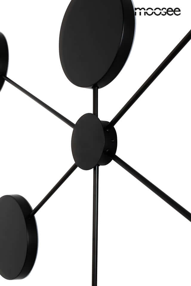 Lámpara de pared Shadow 6 negra