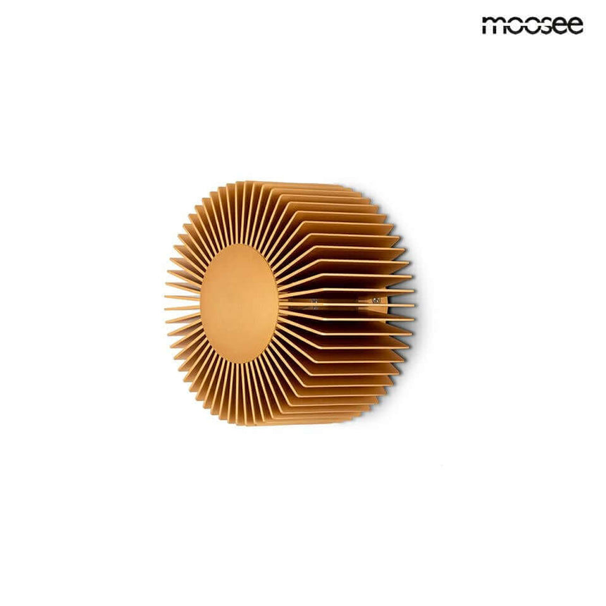 Lámpara de pared Sunny dorada