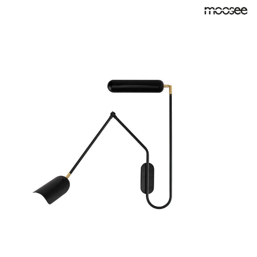 Tenta fali lámpa fekete