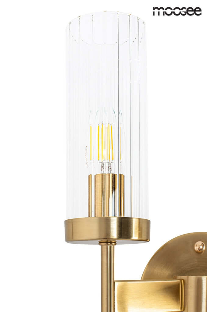 6. Lámpara de pared Torch Twin dorada