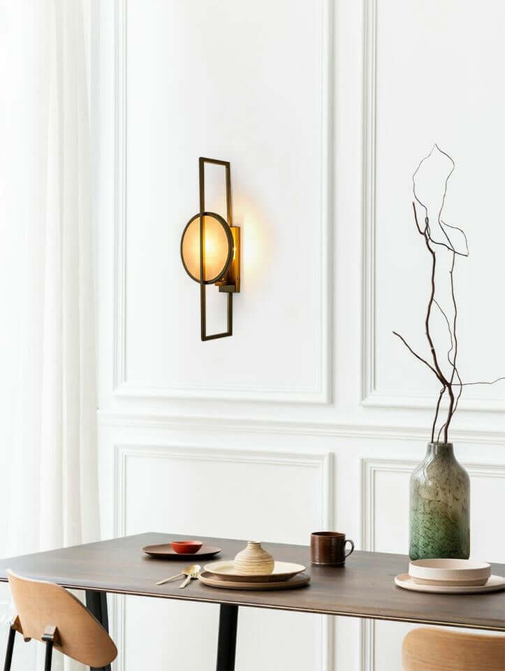 Troya fali lámpa arany