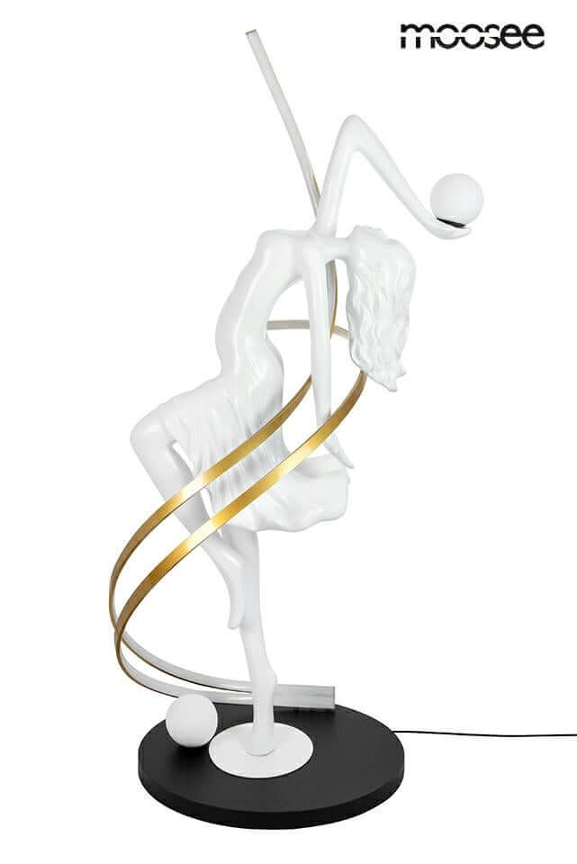 Lámpara de pie Dancing Queen blanca