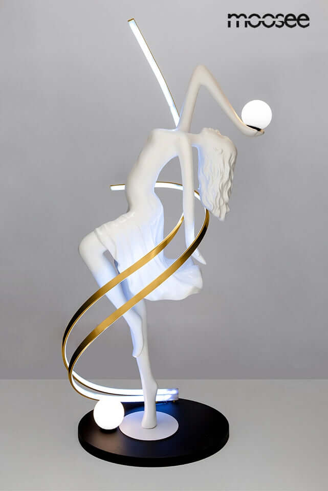 Lámpara de pie Dancing Queen blanca