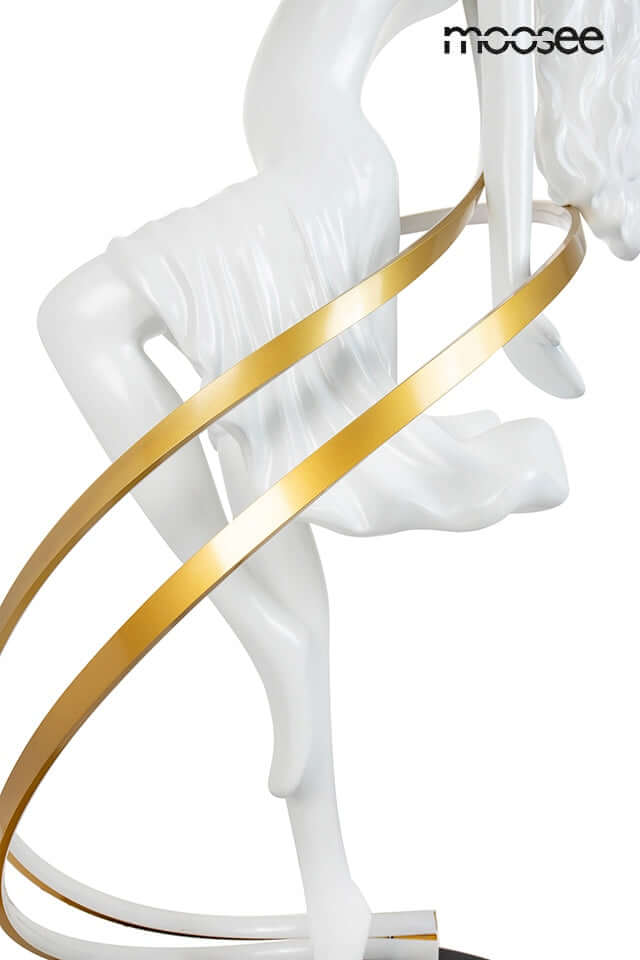 Lámpara de pie Dancing Queen blanca