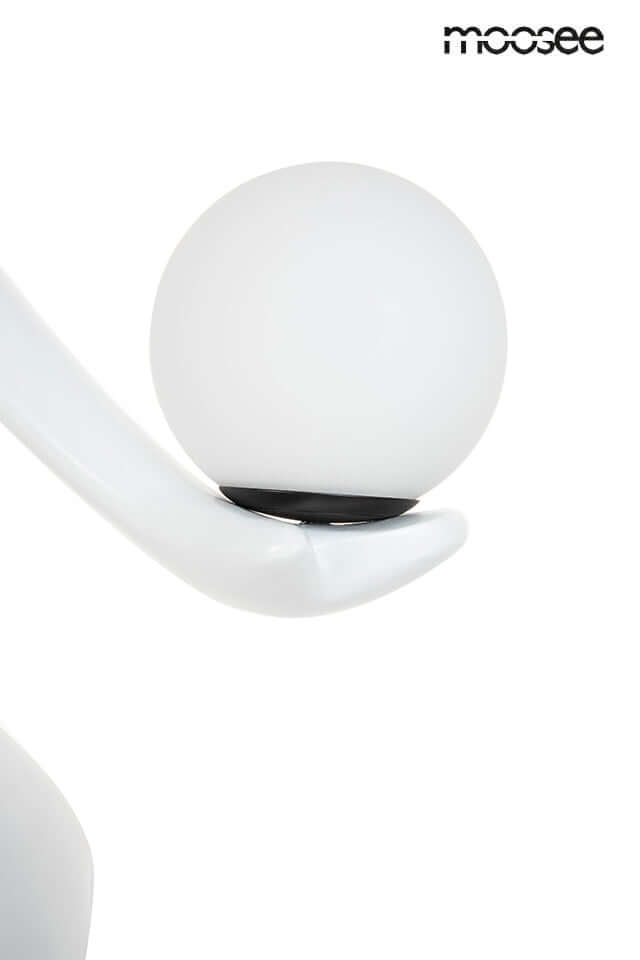 Lámpara de pie Dancing Queen blanca