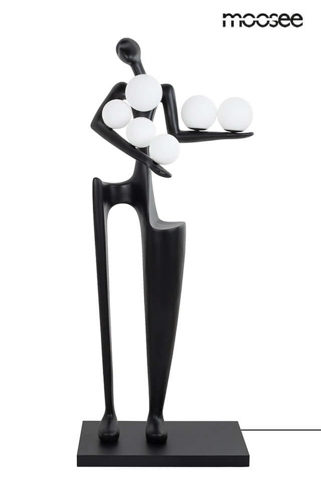 Lámpara de pie Human Dreamer negra