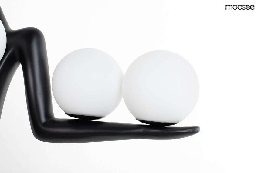 Lámpara de pie Human Dreamer negra