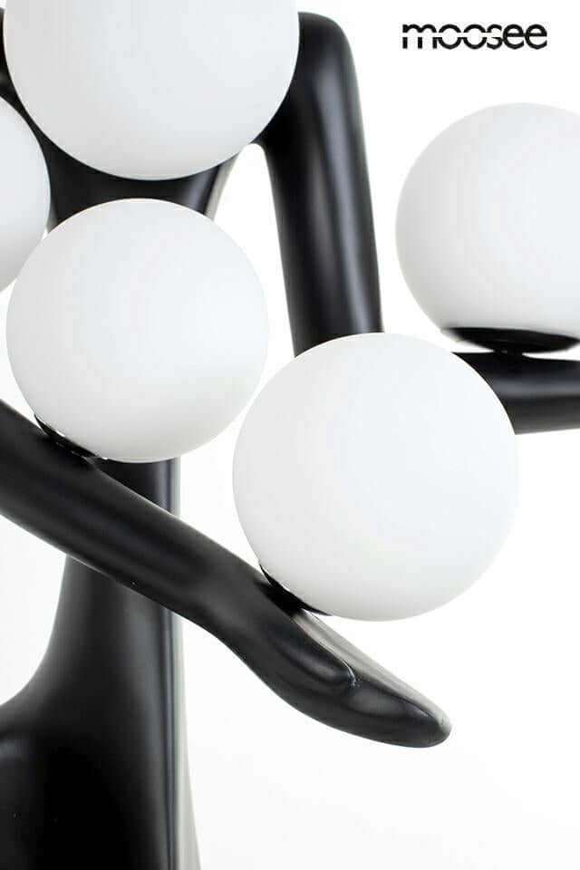 Lámpara de pie Human Dreamer negra