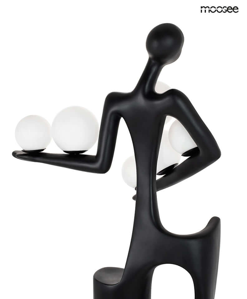 Lámpara de pie Human Dreamer negra