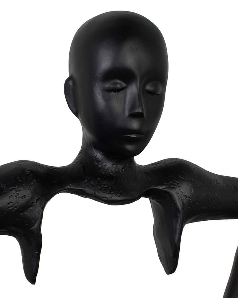 Lámpara de pie Human Houdini negra