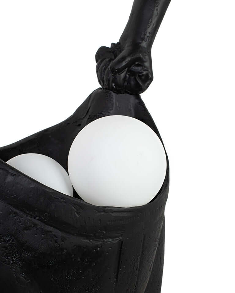 Lámpara de pie Human Houdini negra