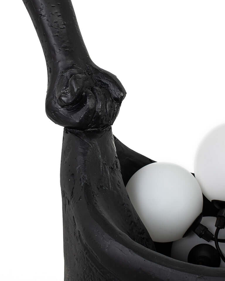 Lámpara de pie Human Houdini negra